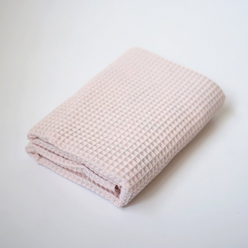 Newborn Waffle Knitted Blanket