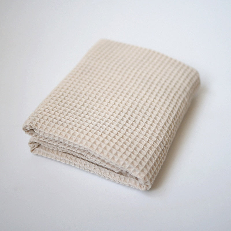 Newborn Waffle Knitted Blanket