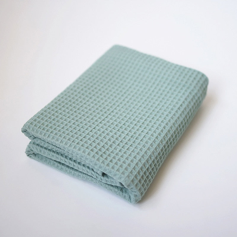 Newborn Waffle Knitted Blanket