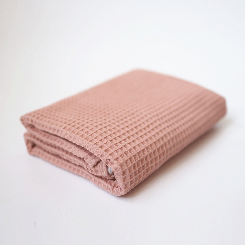 Newborn Waffle Knitted Blanket