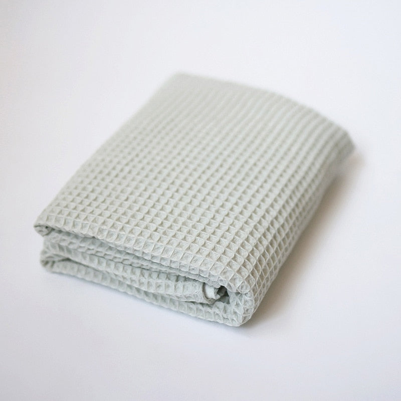 Newborn Waffle Knitted Blanket