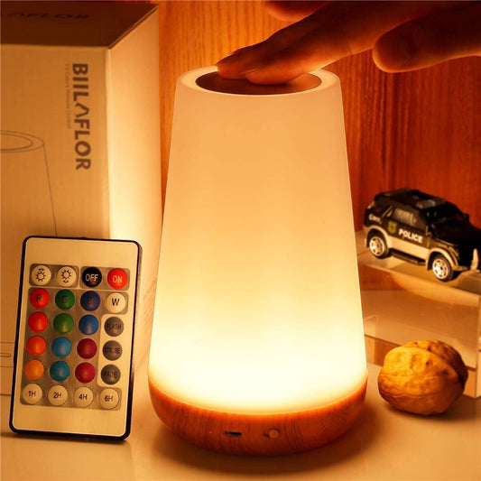 13 Color Changing Dimmable Night Light With RGB Remote Control